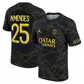 Camisetas Paris Saint Germain N. MENDES 25 4ª Jordan 2022/23 - Hombre